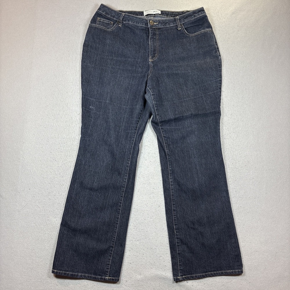 Fashion Bug Women's Size 18W Blue Bootcut Med Wash Cotton Y2K Stretch Jeans